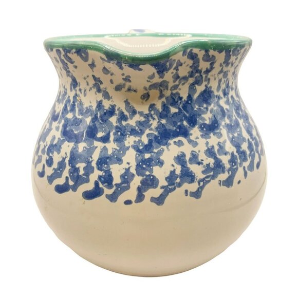 Vintage Italian Ceramic Hand-Painted Pottery Pitcher/Vase - Picture 3 of 9